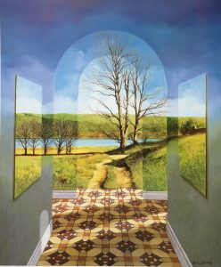 Good to see the quality range of art work on show in Cafes as well as in exhibitions.