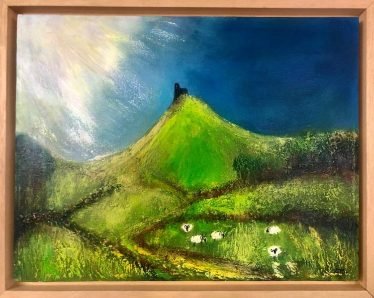 Middlesmoor, mixed media, Karen Blacklock