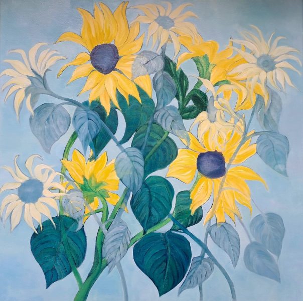 Lingering Summer, oil on canvas, Liz Harvey