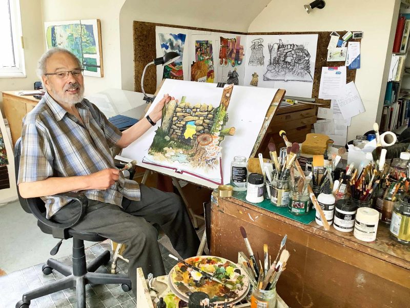 Ray Mutimer in his studio. Featured